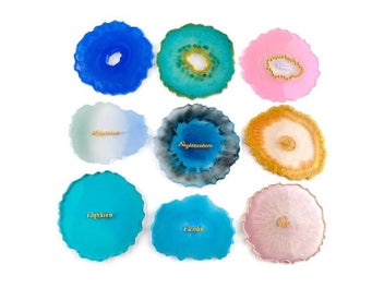 Listing 8 of 10 for 1Pcs Irregular Coaster Resin Silicone Mold UV Epoxy Resin Molds For Making Wine