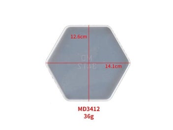 Listing 1 of 10 for 1Pcs Irregular Coaster Resin Silicone Mold UV Epoxy Resin Molds For Making Wine