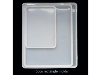 Listing 6 of 10 for Various Of Sizes Silicone Coaster Cup Tray Oval Square Round Artst Round Petri