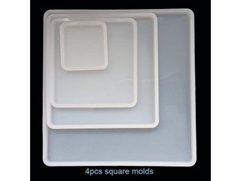 Listing 7 of 10 for Various Of Sizes Silicone Coaster Cup Tray Oval Square Round Artst Round Petri
