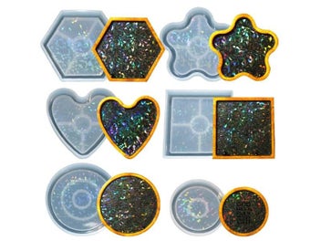 Listing 8 of 10 for Various Of Sizes Silicone Coaster Cup Tray Oval Square Round Artst Round Petri