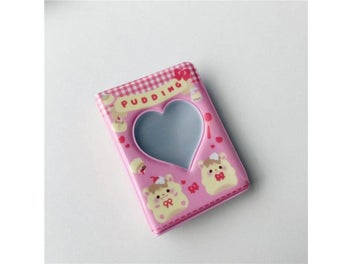 Listing 3 of 10 for Lovely Bear Photo Album 3 Inch Love Heart Hollow Ins Card Binder Name Card Book