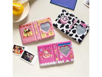 Listing 4 of 10 for Lovely Bear Photo Album 3 Inch Love Heart Hollow Ins Card Binder Name Card Book