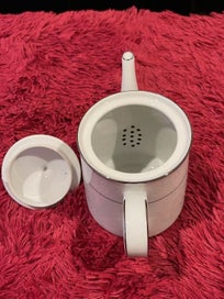 Listing 2 of 3 for Noritake Tahoe (2585) Tea Pot - Creamer - Sugar Bowl - 6 Cups & Saucers