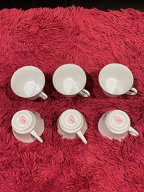 Listing 3 of 3 for Noritake Tahoe (2585) Tea Pot - Creamer - Sugar Bowl - 6 Cups & Saucers