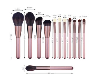 Listing 6 of 6 for 12 Grapes Makeup Brushes Set