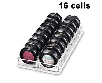 Listing 2 of 5 for Compact Powder Box 16 Grid Eyeshadow HolderNot Detachable