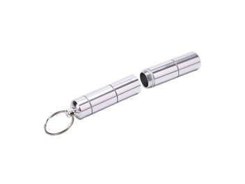 Listing 8 of 10 for Capsule Shape Aluminum Pill Case With Delicate Seal Waterproof