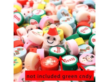 Listing 5 of 8 for 30/50/100pcs Animal Polymer Clay Beads Sunflower Pig Frog Fruit Spacer Seed