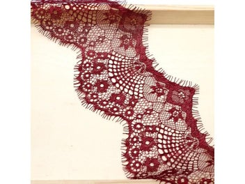 Listing 7 of 10 for 3 Yards Multiple Colour High Quality Flower Embroidered Lace Fabric Trim