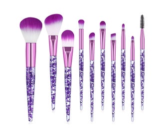 Listing 6 of 7 for 10Pcs Professional Makeup Brushes Eye Cosmetic Shadow Blush Brush Set Purpl