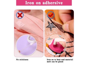 Listing 6 of 10 for 70yards White/Black Double Faced Adhesive Fabric Tape For DIY Cloth Garment