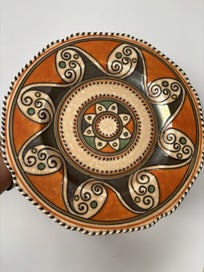 Listing 2 of 8 for Classic Sharlotte Rhead Crown Ducal Arabian Scroll Plate Large