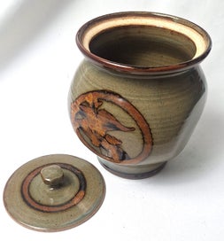 Listing 7 of 17 for +++ JOHN CRAWFORD (1951-2012) POTTERY JAR +++