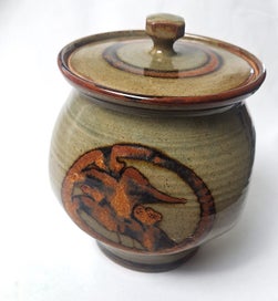 Listing 1 of 17 for +++ JOHN CRAWFORD (1951-2012) POTTERY JAR +++