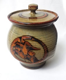 Listing 2 of 17 for +++ JOHN CRAWFORD (1951-2012) POTTERY JAR +++