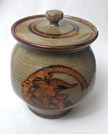 Listing 4 of 17 for +++ JOHN CRAWFORD (1951-2012) POTTERY JAR +++