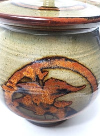 Listing 13 of 17 for +++ JOHN CRAWFORD (1951-2012) POTTERY JAR +++