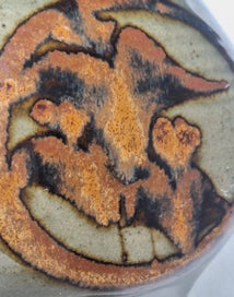 Listing 17 of 17 for +++ JOHN CRAWFORD (1951-2012) POTTERY JAR +++