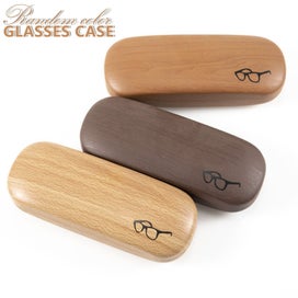 Listing 3 of 9 for Portable PU Wood Grain Glasses Case Hard Case Sunglasses Protector Storage Box