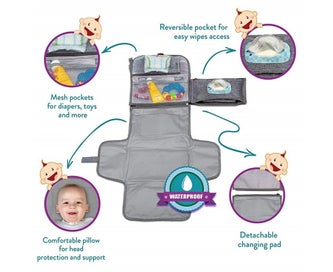 Listing 5 of 7 for Portable Diaper Changing Pad, Portable Changing pad for Newborn GirlBoy