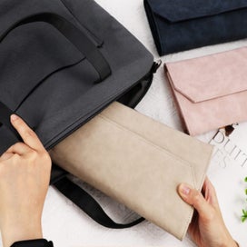 Listing 2 of 2 for Pink Crochet Accessories Storage Pouch Soft Leatherette Organizer For Hooks And