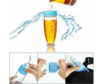 Listing 4 of 5 for 2 Pieces Baby Silicone Feeding Bottle Spoon Baby Food Feeder