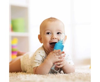 Listing 5 of 5 for 2 Pieces Baby Silicone Feeding Bottle Spoon Baby Food Feeder