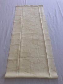 Listing 2 of 8 for Vintage Yellow Cloud Silk Japanese Fabric Piece Kimono Panel