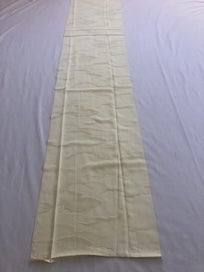 Listing 6 of 8 for Vintage Yellow Cloud Silk Japanese Fabric Piece Kimono Panel