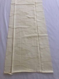 Listing 7 of 8 for Vintage Yellow Cloud Silk Japanese Fabric Piece Kimono Panel