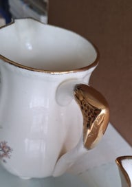 Listing 6 of 9 for $1 RES - Beautiful older style Meakin - footed jugs x 2 - almost mint condition