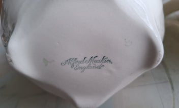 Listing 9 of 9 for $1 RES - Beautiful older style Meakin - footed jugs x 2 - almost mint condition