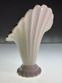 Listing 5 of 7 for Clarice Cliff Fan-Shaped Vase – Royal Staffordshire, England c.1930s–1940s