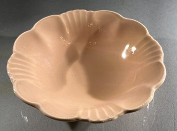 Listing 9 of 10 for 2 Vintage Clarice Cliff Dishes – Pink & Green Glazed Earthenware, England