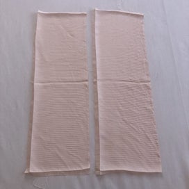 Listing 10 of 11 for Vintage Pale Pink Japanese Silk Kimono Panel Fabric Piece X2