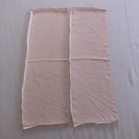 Listing 11 of 11 for Vintage Pale Pink Japanese Silk Kimono Panel Fabric Piece X2
