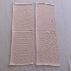 Listing 6 of 11 for Vintage Pale Pink Japanese Silk Kimono Panel Fabric Piece X2