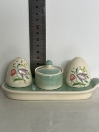 Listing 18 of 18 for Susie Cooper Dresden Spray Cruet set