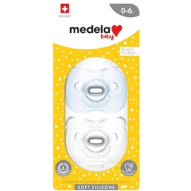 Listing 2 of 2 for MEDELA SOOTHER SILICONE BOY 0-6MTH 2PK