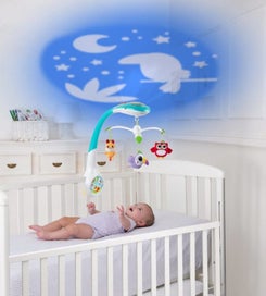 Listing 2 of 4 for CHICCO NEW MAGIC FOREST COT MOBILE PROJECTOR