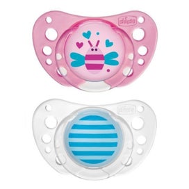 Listing 1 of 3 for CHICCO SOOTHER: LATEX PHYSIOAIR 16-36M 2PK-GIRL