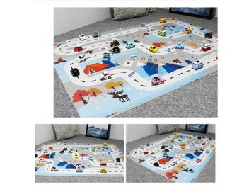 Listing 5 of 9 for Large City Traffic Park Baby Play Mat Waterproof Educational Kids Playmat Game