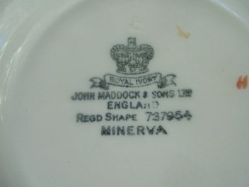 Listing 4 of 4 for Vintage English side plate - Maddock & Sons - Minerva shape