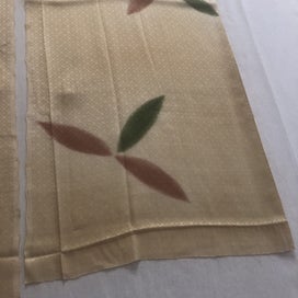 Listing 6 of 12 for Vintage Japanese Woven Silk Fabric Pieces Kimono Panels X2