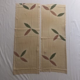 Listing 12 of 12 for Vintage Japanese Woven Silk Fabric Pieces Kimono Panels X2