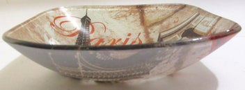 Listing 2 of 2 for Paris glass bowl. small
