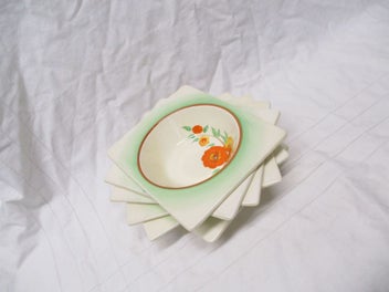 Listing 3 of 9 for BR 9296 - Six Royal Staffordshire Dessert Plates - Great Britain - The Biarritz