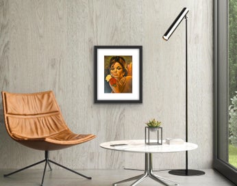 Listing 3 of 8 for Lisa Rose by JH Lynch | Vintage Wall Art | Framed Print 1/5