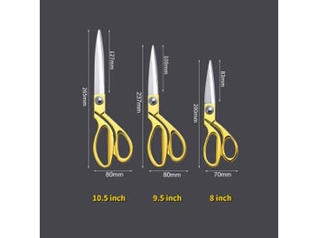 Listing 5 of 10 for Galvanized Alloy Stainless Steel 8/9/10 Inch Clothes Fabric Sewing Leather